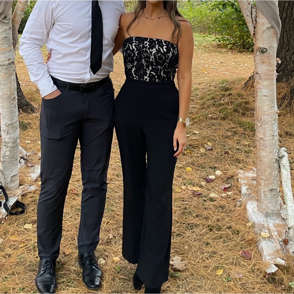 Womens black formal jumpsuit